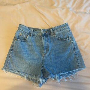 Top shop high waisted mom shorts